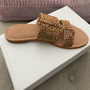 Caslon Calf Hair Slip-ons